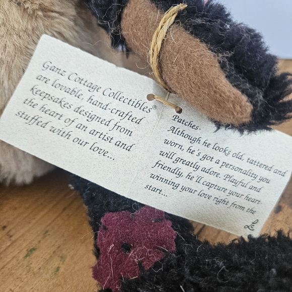 Vintage Ganz Cottage Collectibles Plush Panda Patches By Lorraine 16" w/Tag - Picture 4 of 12